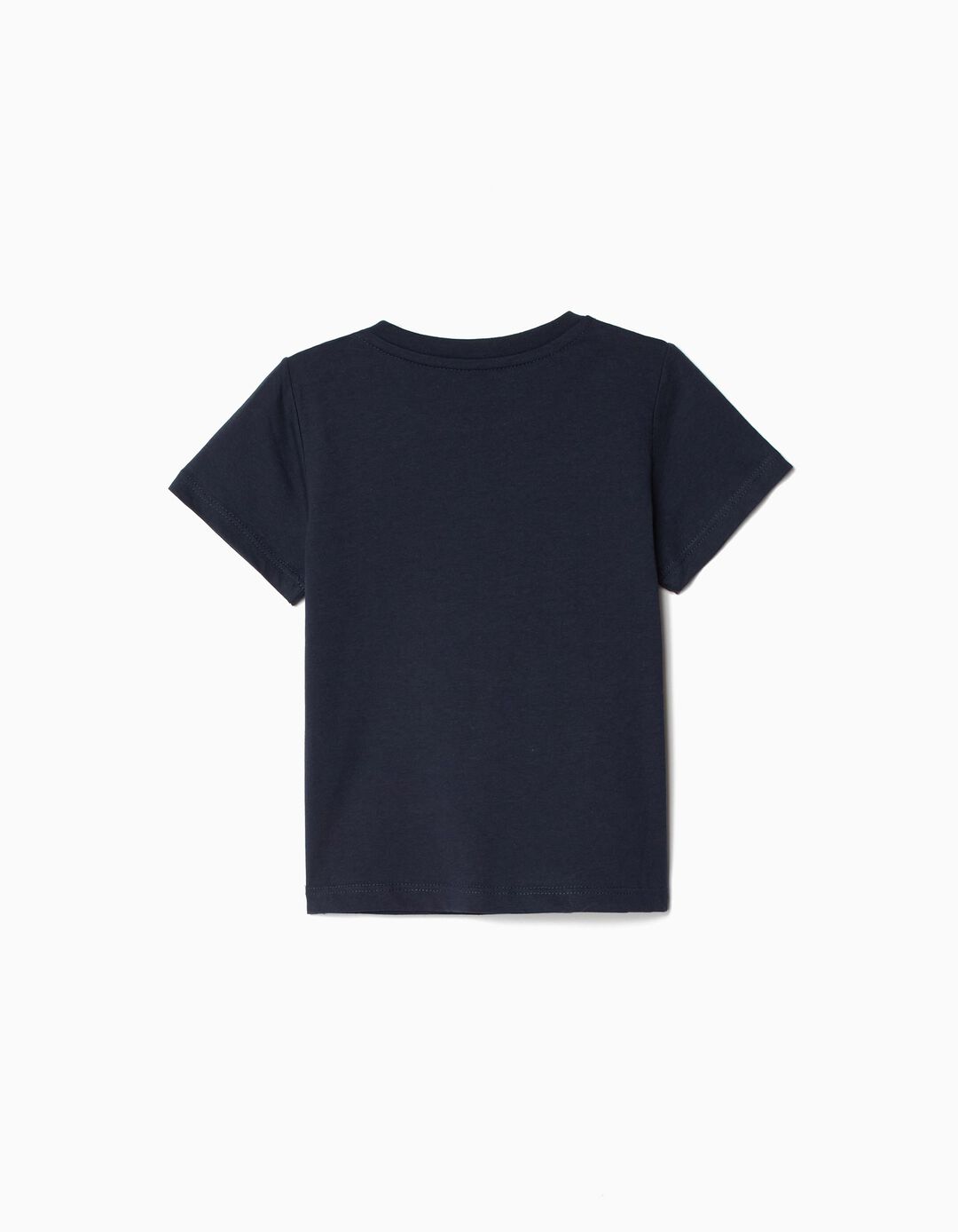 T-shirt Básica, Menino, Azul Escuro