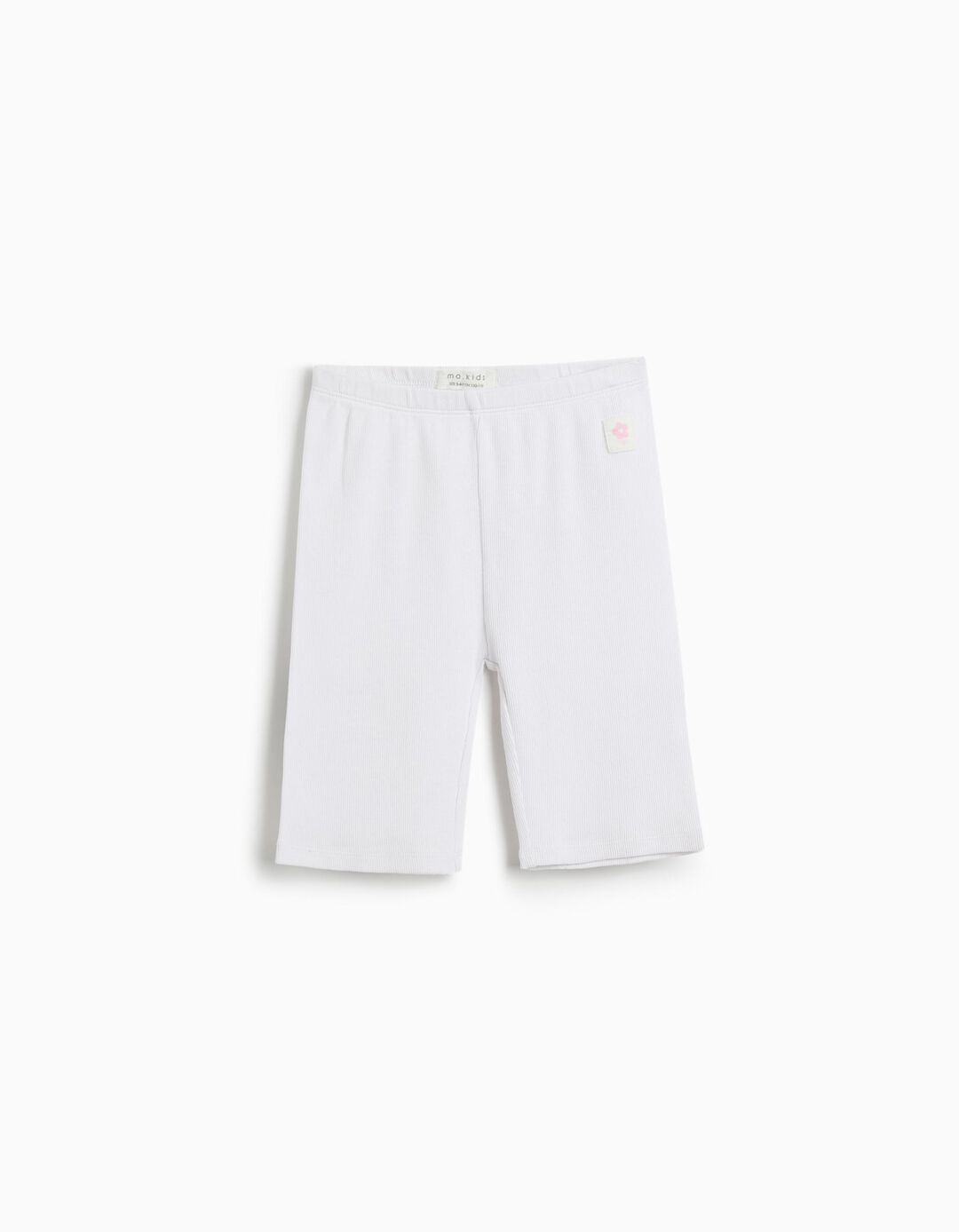 Leggings Ciclista, Menina, Branco