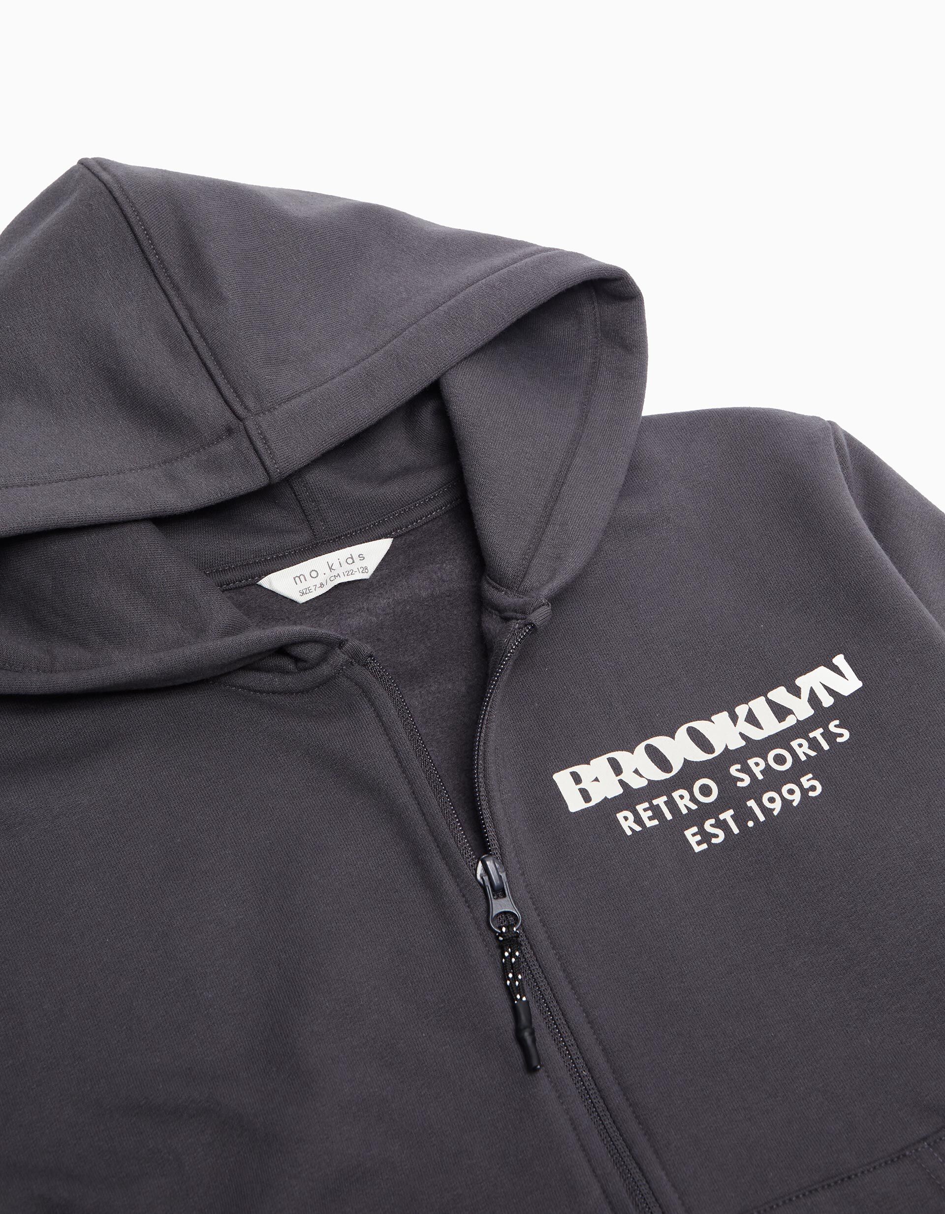 Comprar Online Casaco com Capuz, Menino, Cinzento Escuro