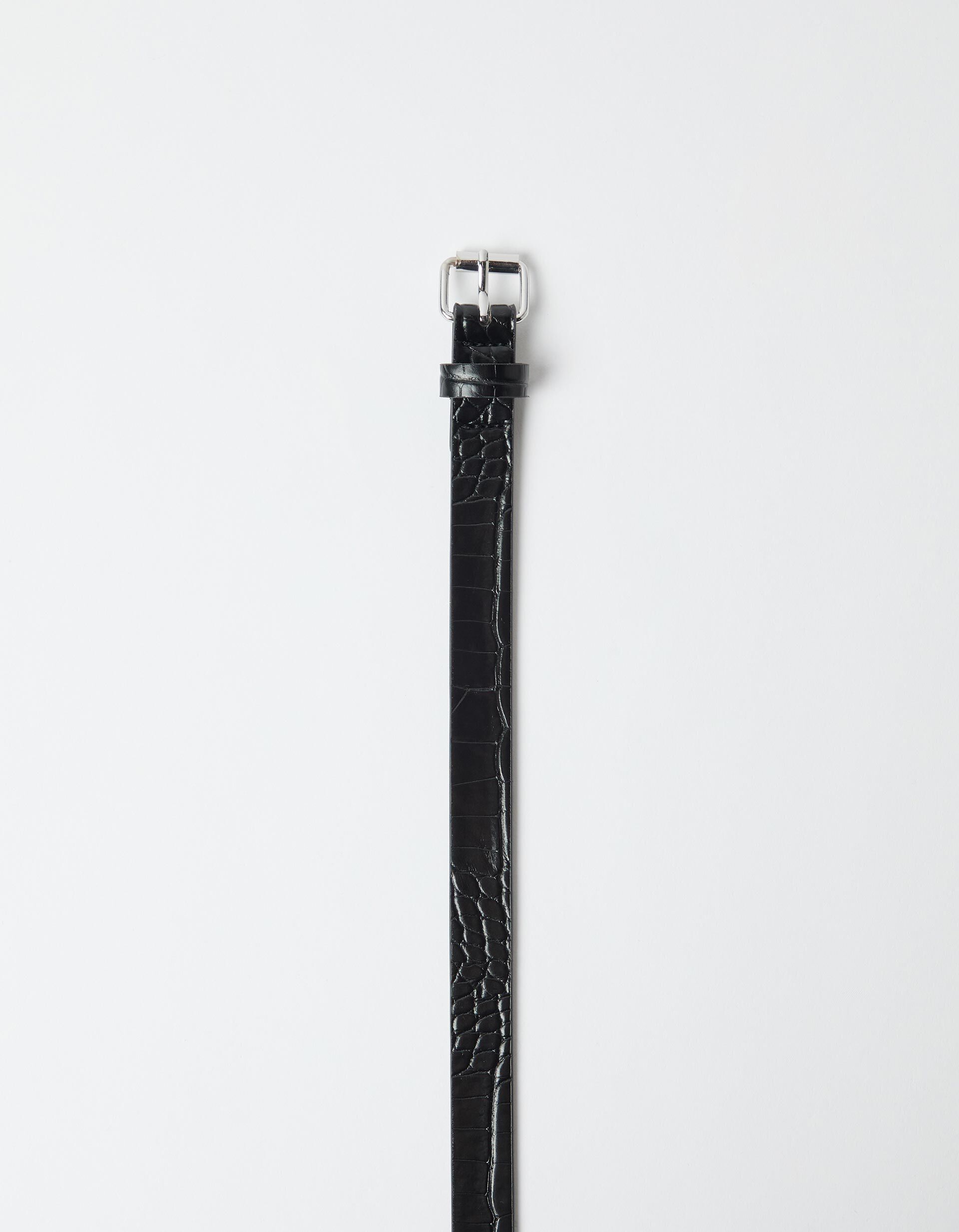 Comprar Online Cinto Efeito Crocodilo, Mulher, Preto