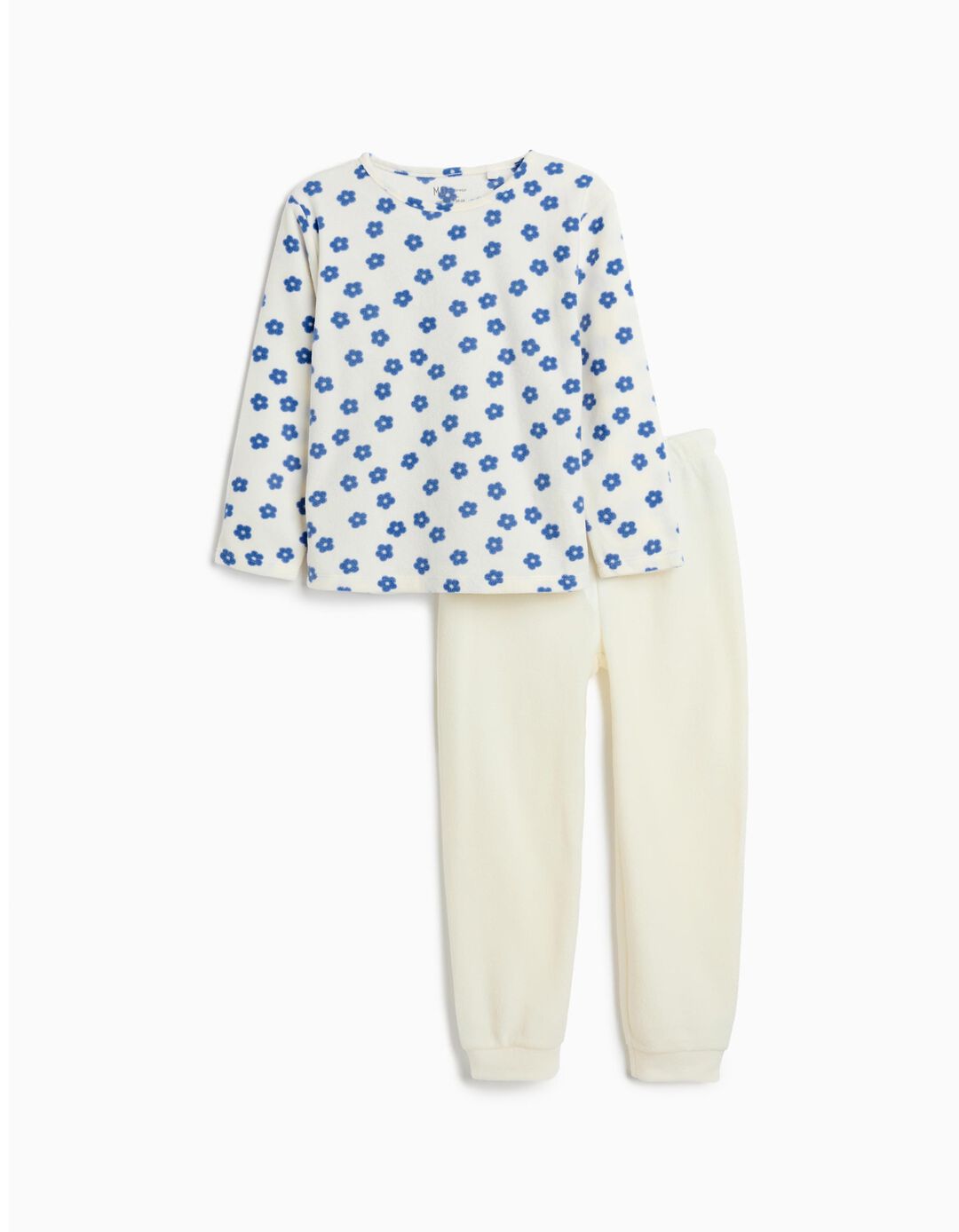 Pijama Micropolar, Menina, Branco