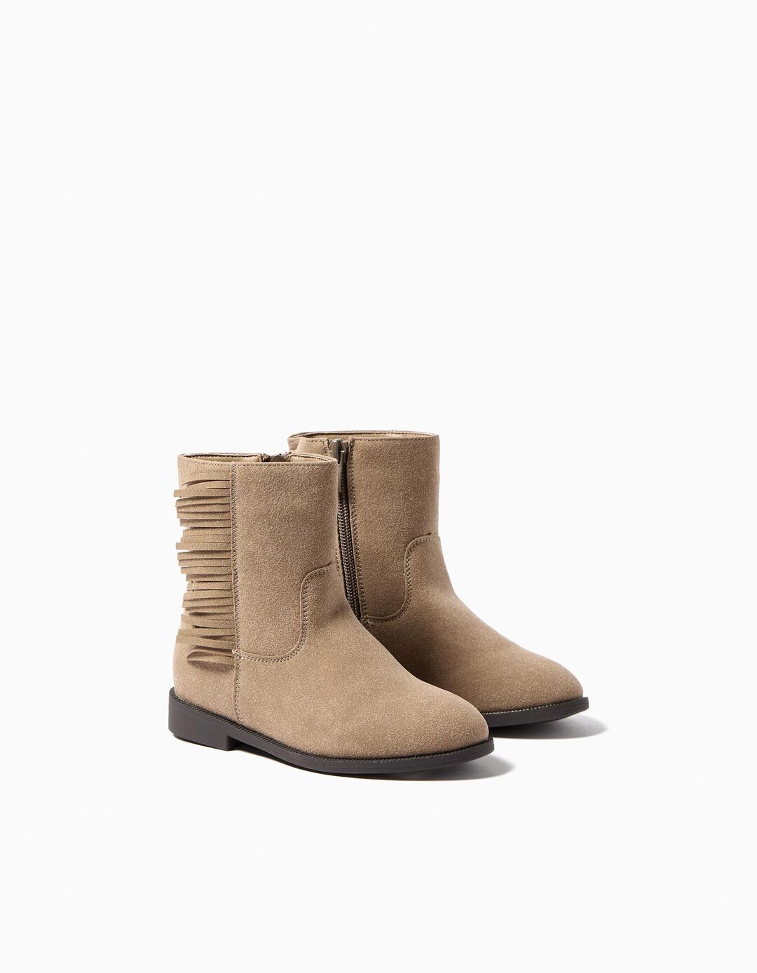 Botas, Menina, Bege