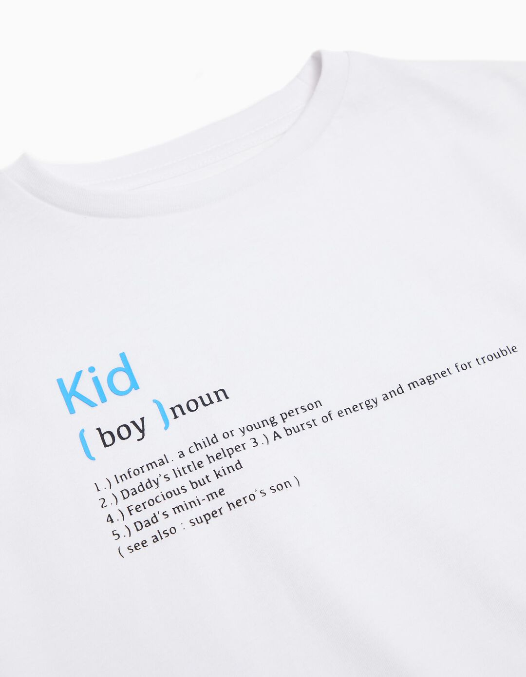 T-shirt 'Dia do Pai', Menino, Branco