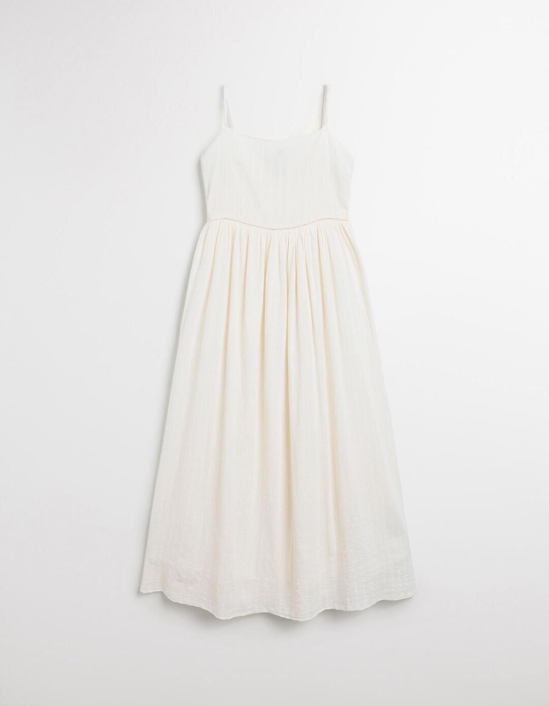 Vestido Comprido, Mulher, Bege Claro