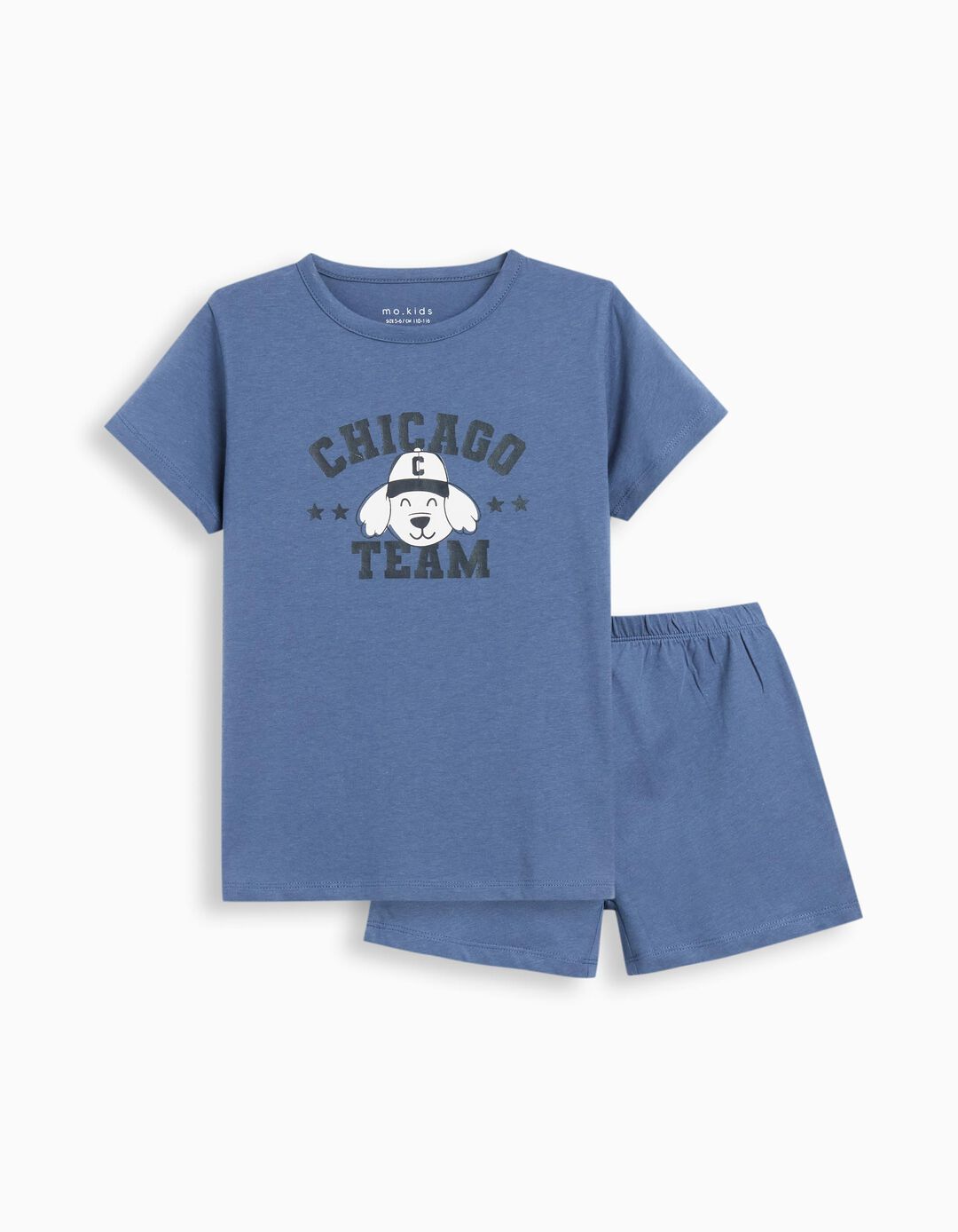 Pijama Jersey, Menino, Azul Escuro 