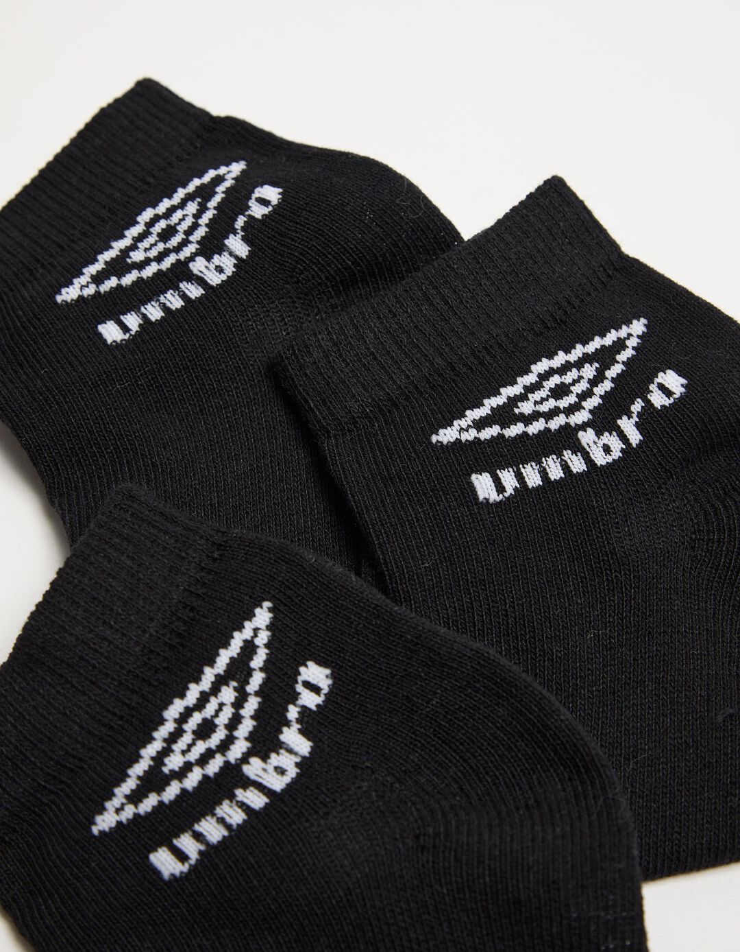 Pack 3 Pares de Meias Tornozelo 'Umbro', Homem, Preto