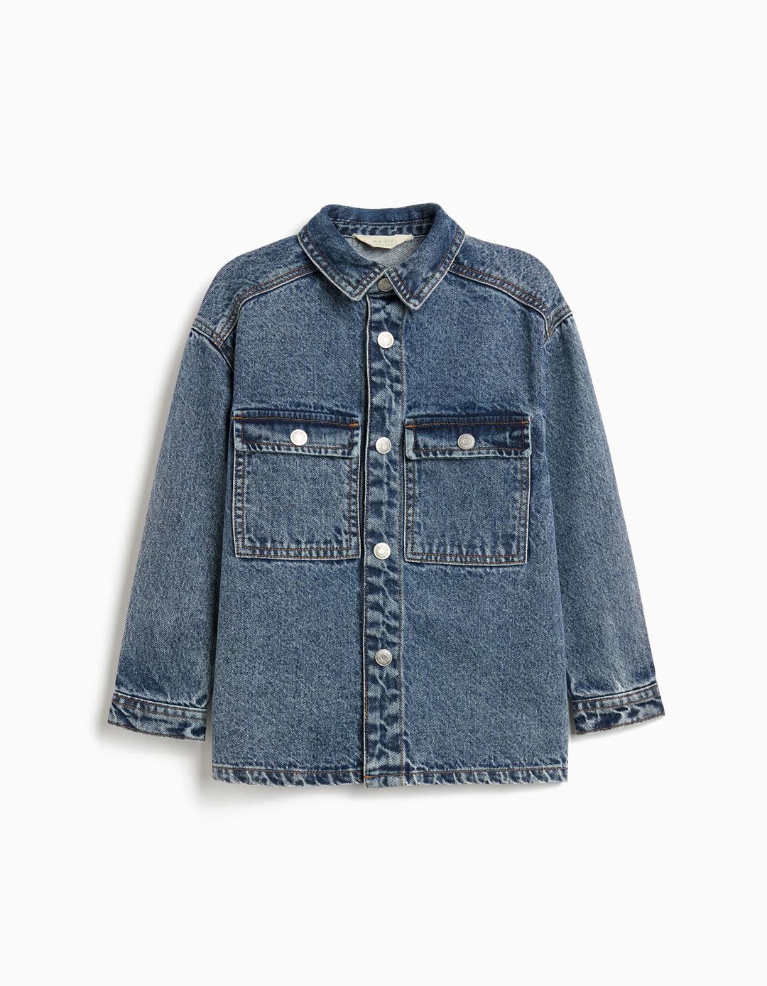 Sobrecamisa de Ganga, Menino, Azul 