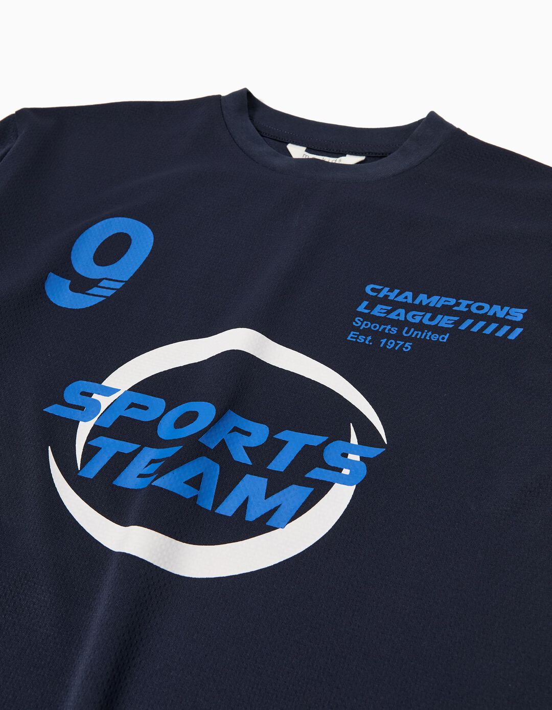 T-shirt Loose, Menino, Azul Escuro