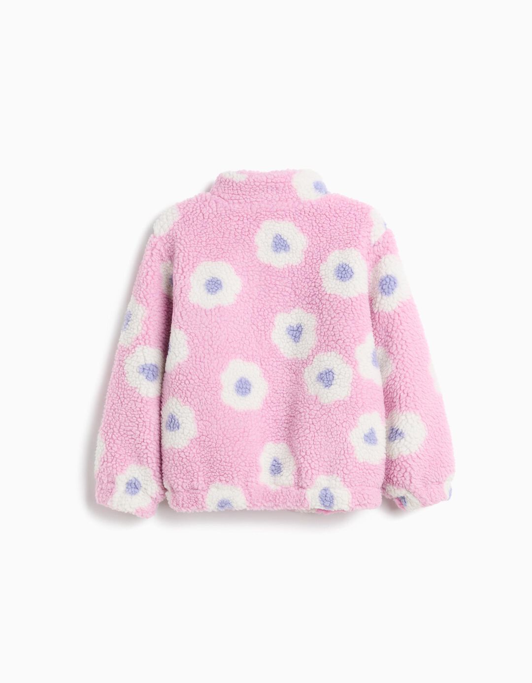 Casaco de Sherpa, Menina, Rosa Claro
