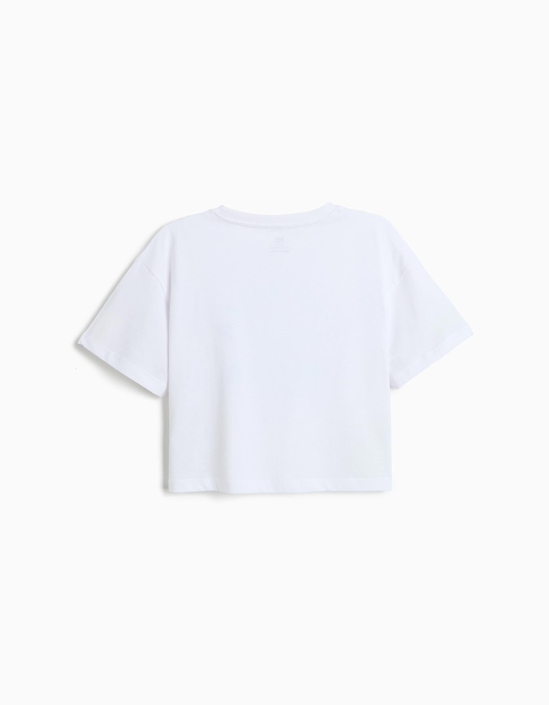 Comprar Online T-shirt Estampada, Menina, Branco