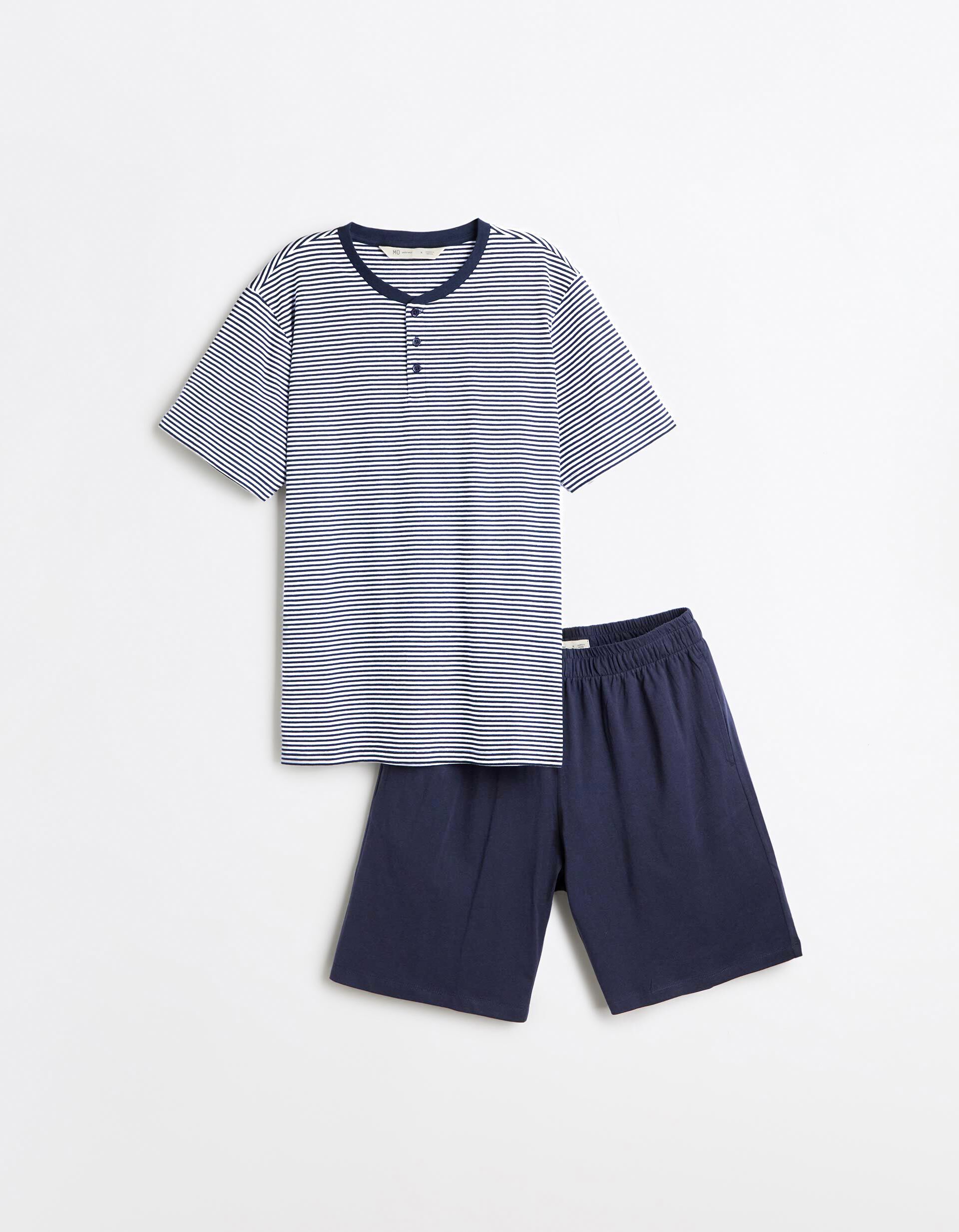 Comprar Online Pijama Jersey, Homem, Azul Escuro