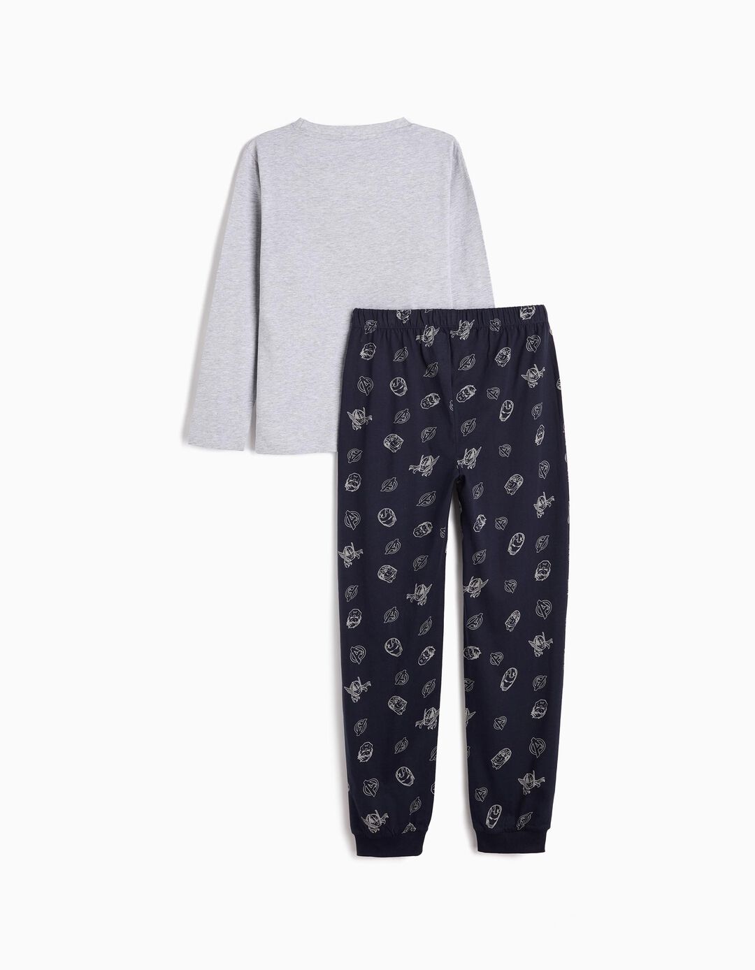 Pijama, Menino, Cinzento