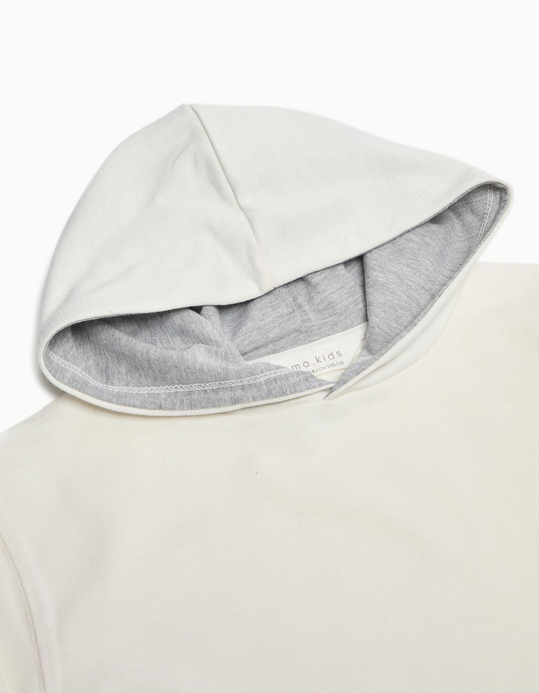 Sweatshirt com Capuz, Menino, Branco