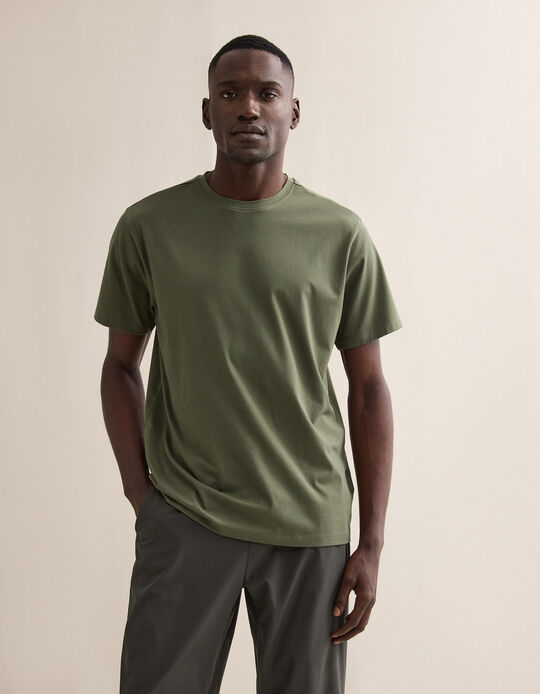 Comprar Online T-shirt, Homem, Verde Escuro