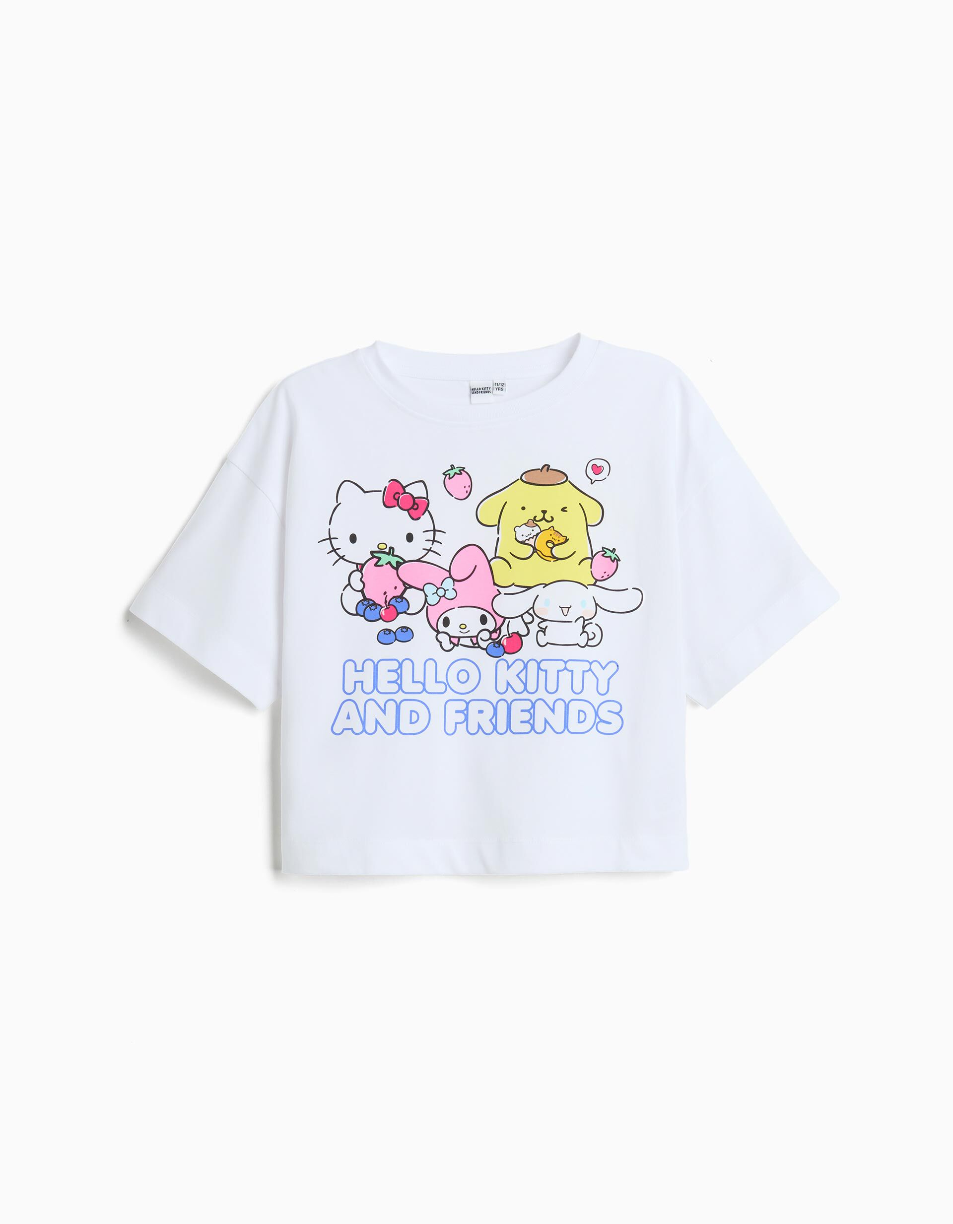 Comprar Online T-shirt 'Hello Kitty and Friends', Menina, Branco