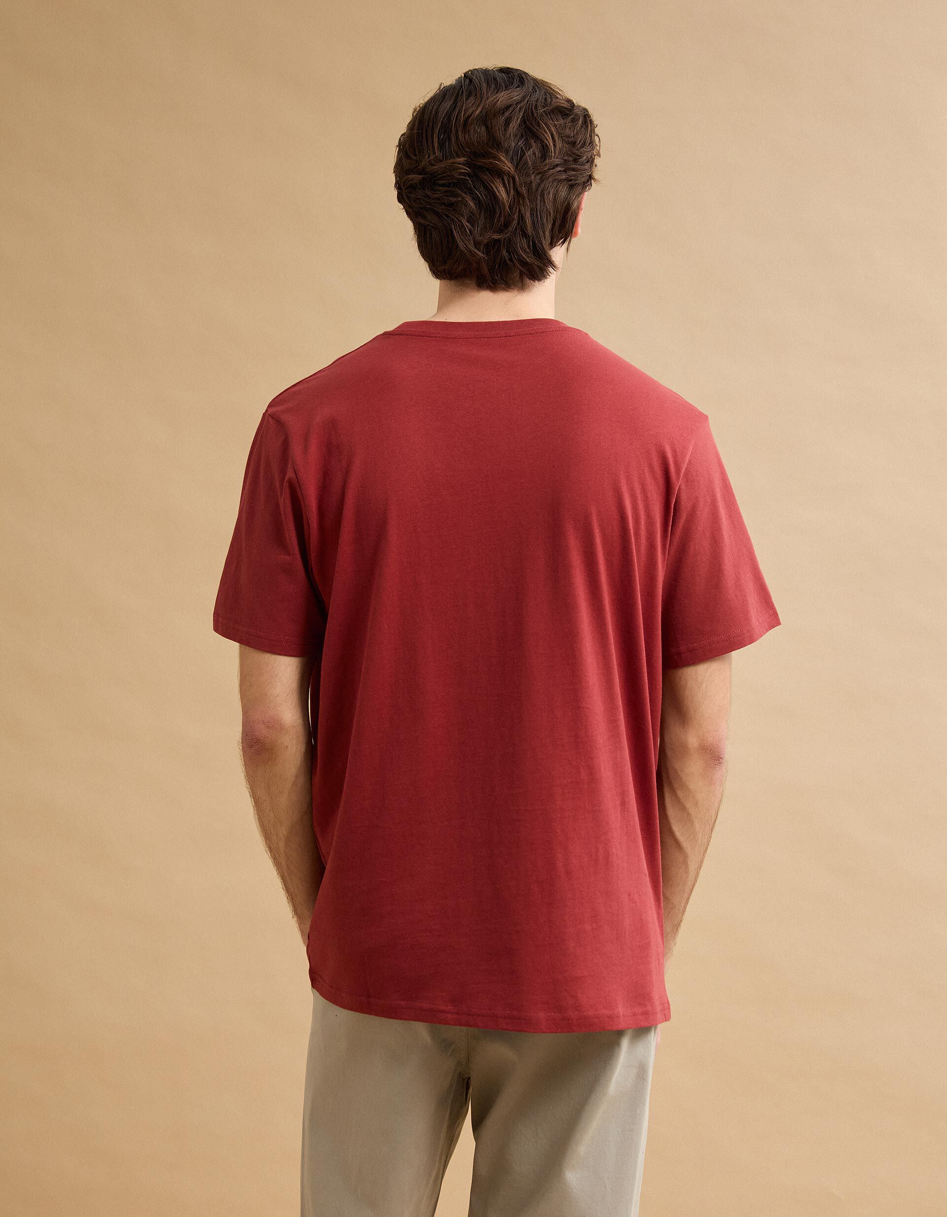 Comprar Online T-shirt Jersey Estampado, Homem, Vermelho