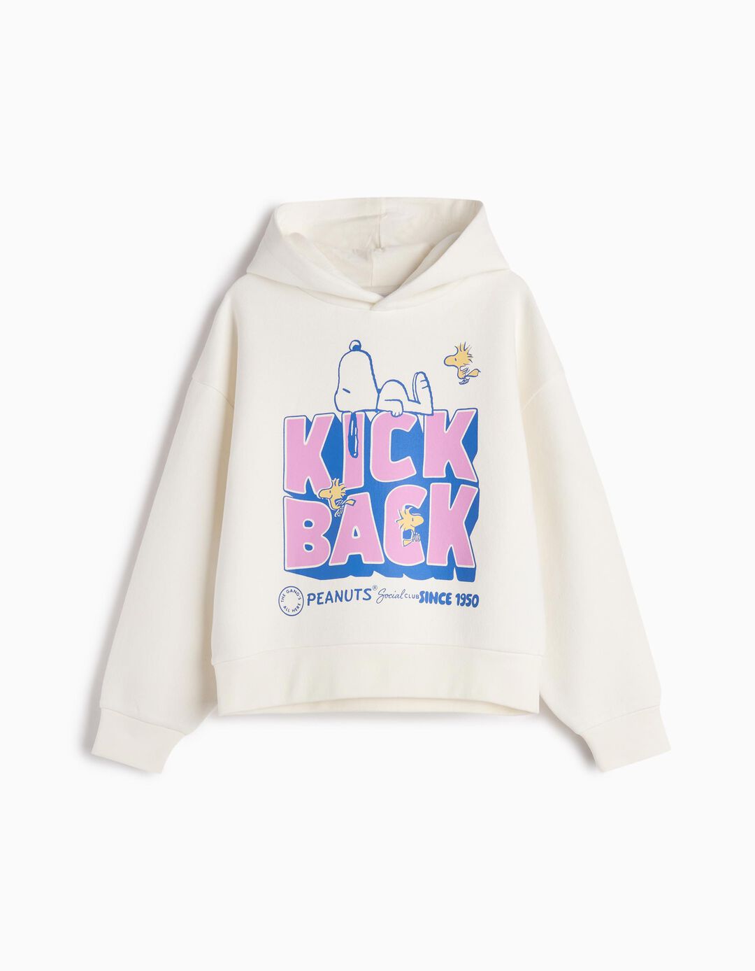 Sweatshirt Capuz 'Snoopy', Menina, Branco