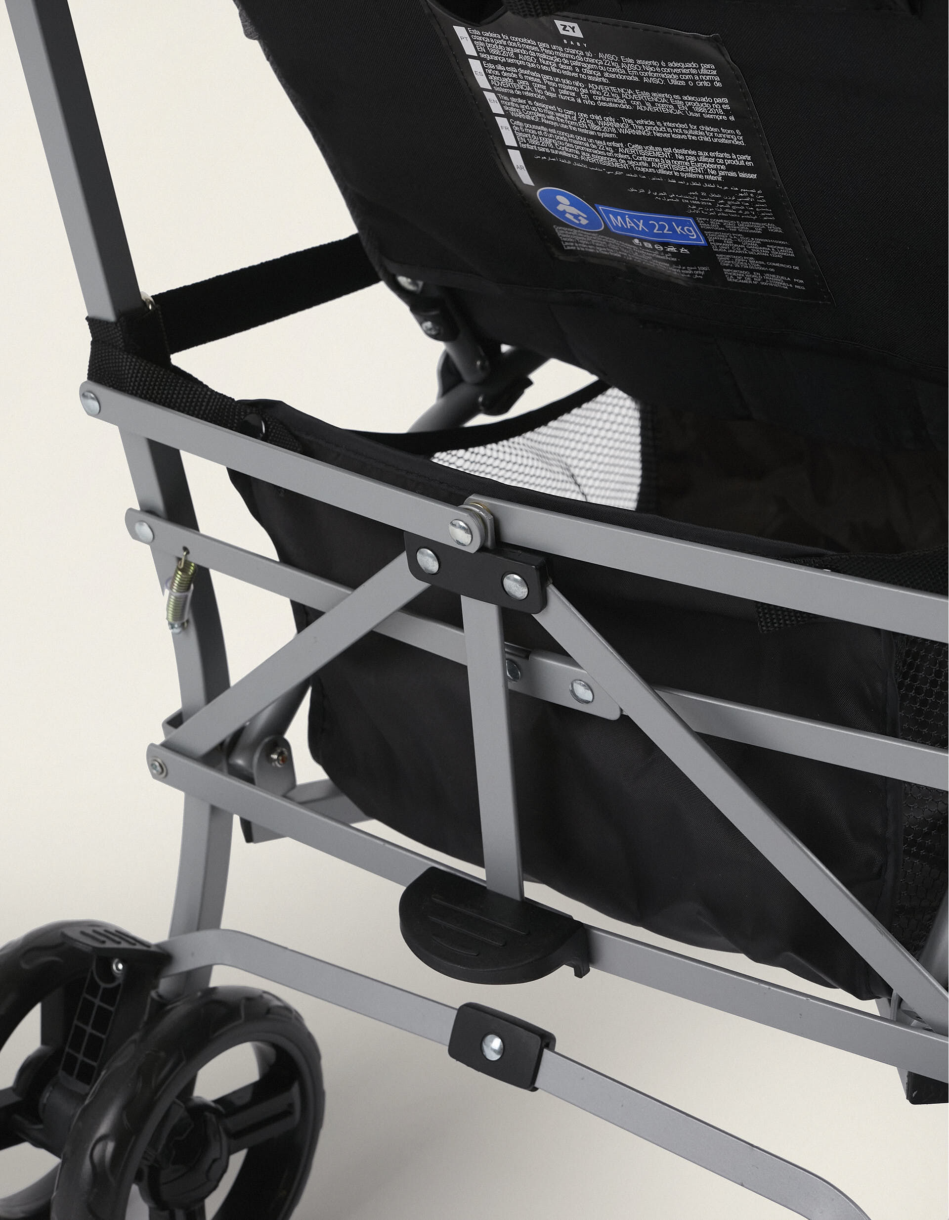 Comprar Online Carrinho Bengala Avenue Xtra Grey Zy Safe 6M+