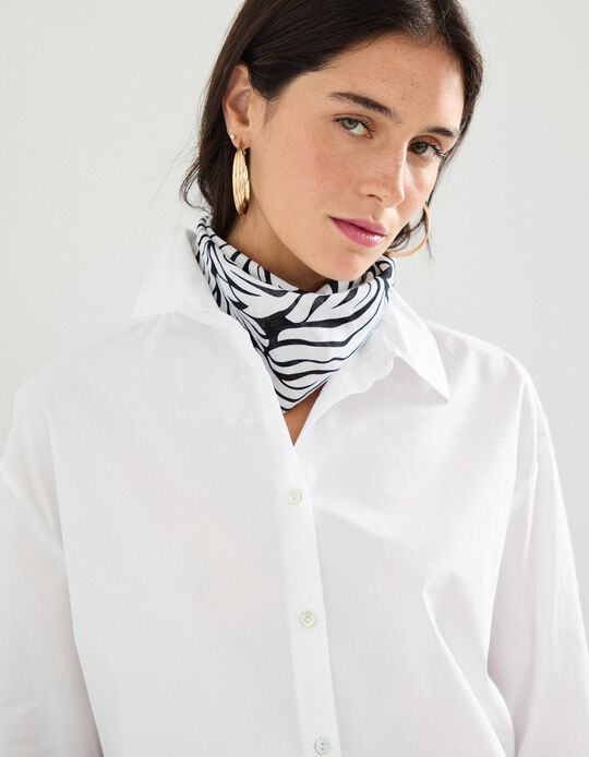 Comprar Online Lenço Zebra, Mulher, Preto