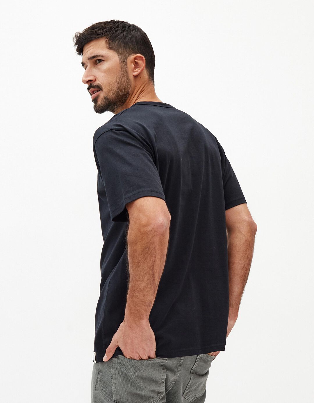 T-shirt, Homem, Preto