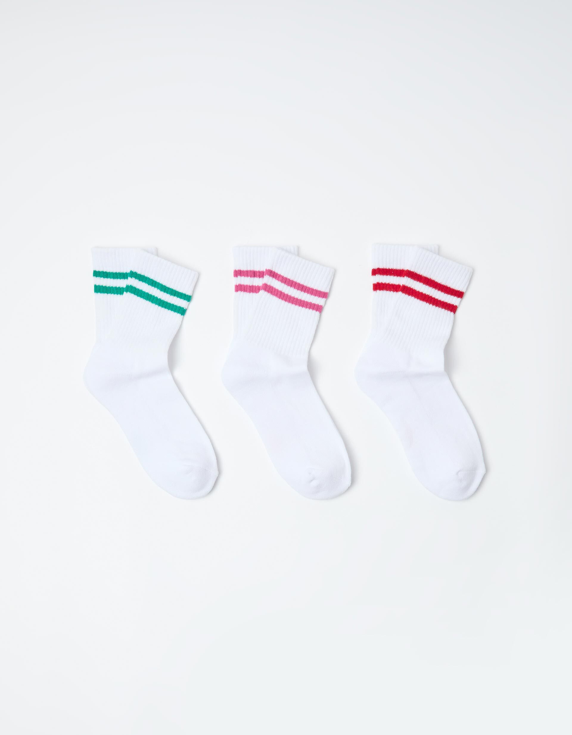 Comprar Online Pack 3 Pares de Meias, Mulher, Branco