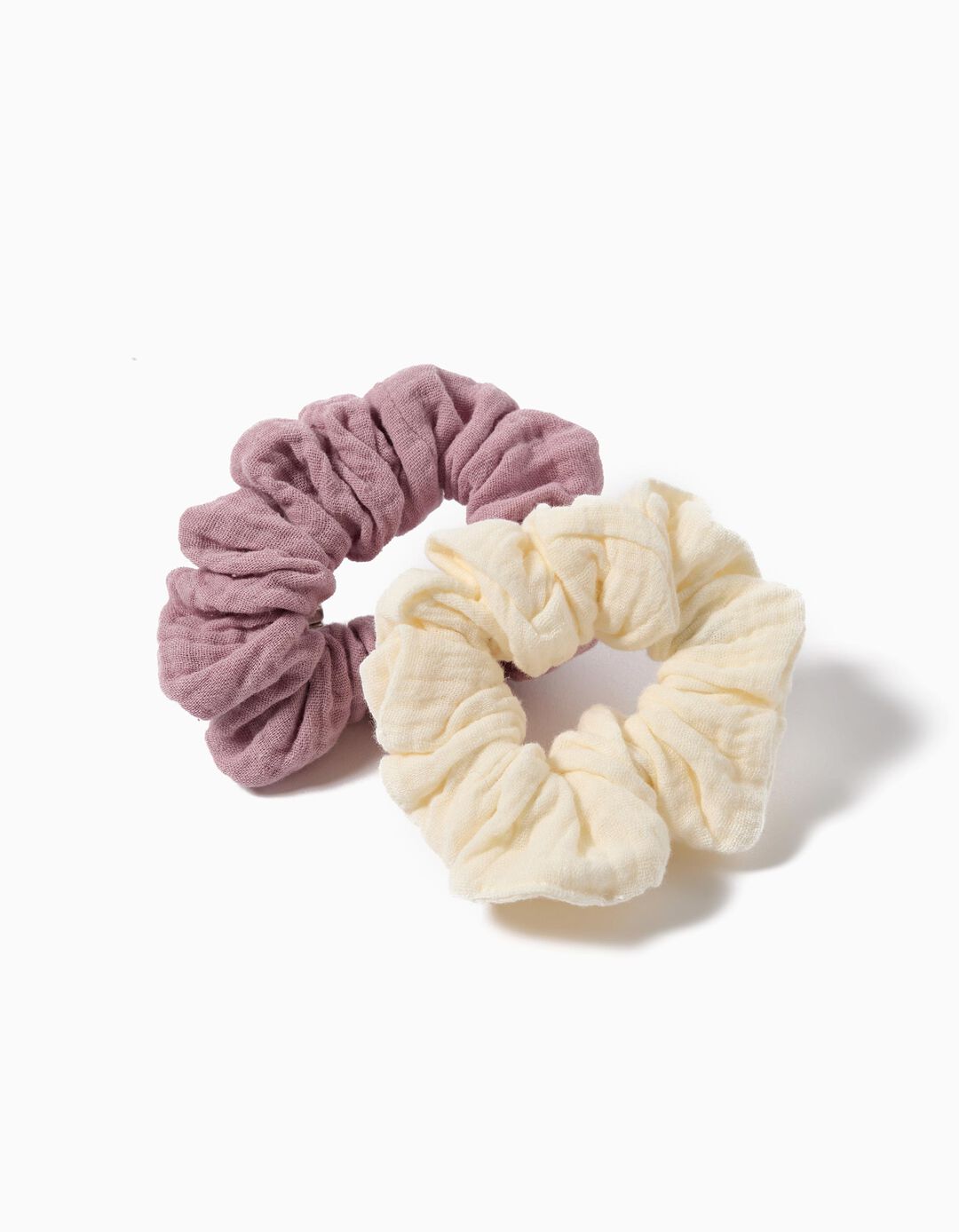Pack 2 Elásticos de Cabelo Scrunchies, Menina, Multicor