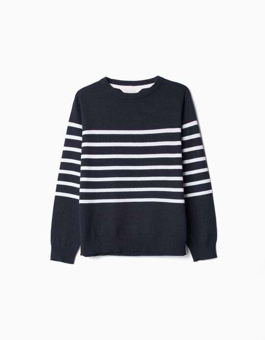 Comprar Online Camisola de Malha Riscas, Menino, Multicor