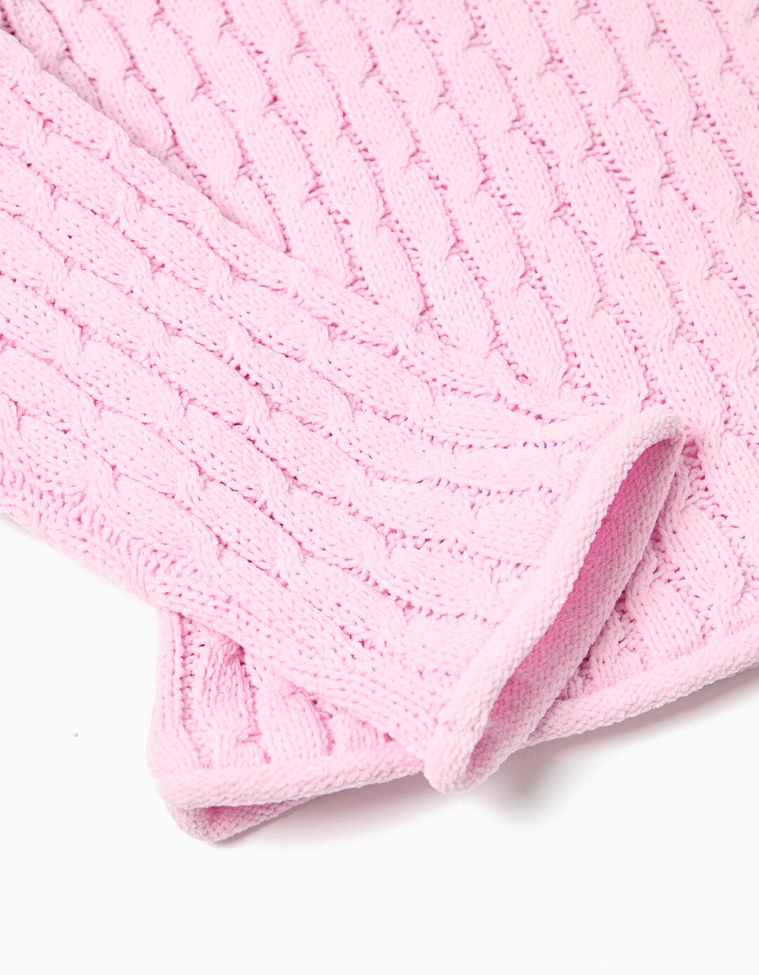 Camisola de Malha, Menina, Rosa Claro