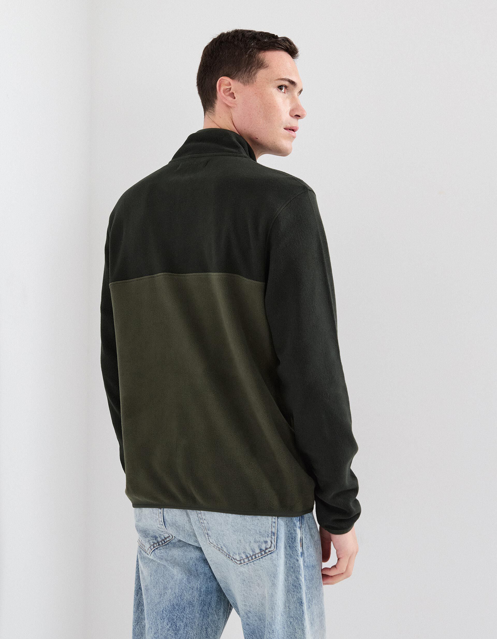 Comprar Online Camisola Polar, Homem, Verde Escuro