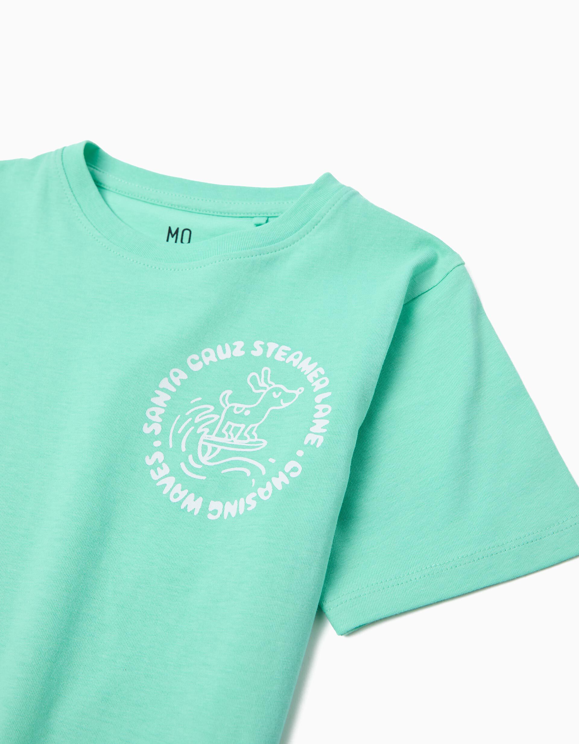 Comprar Online T-shirt Estampada, Menino, Verde Claro