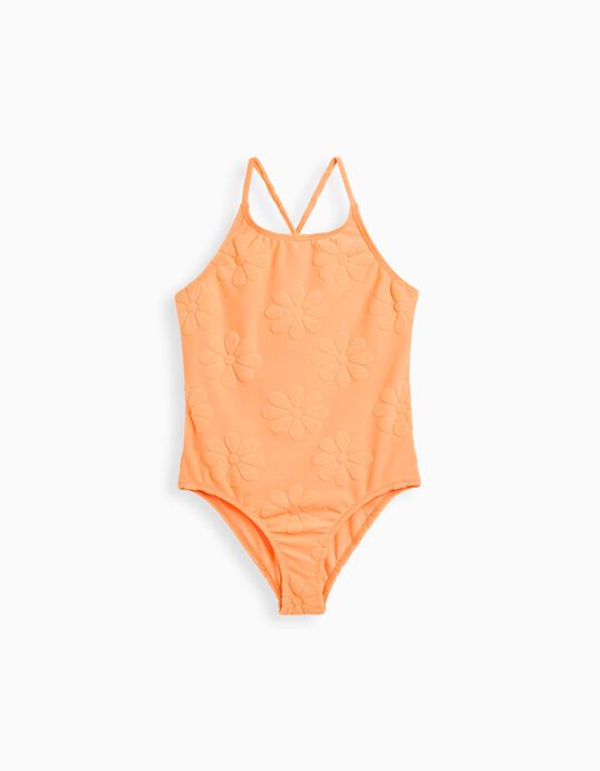 Comprar Online Fato de Banho, Menina, Laranja Claro