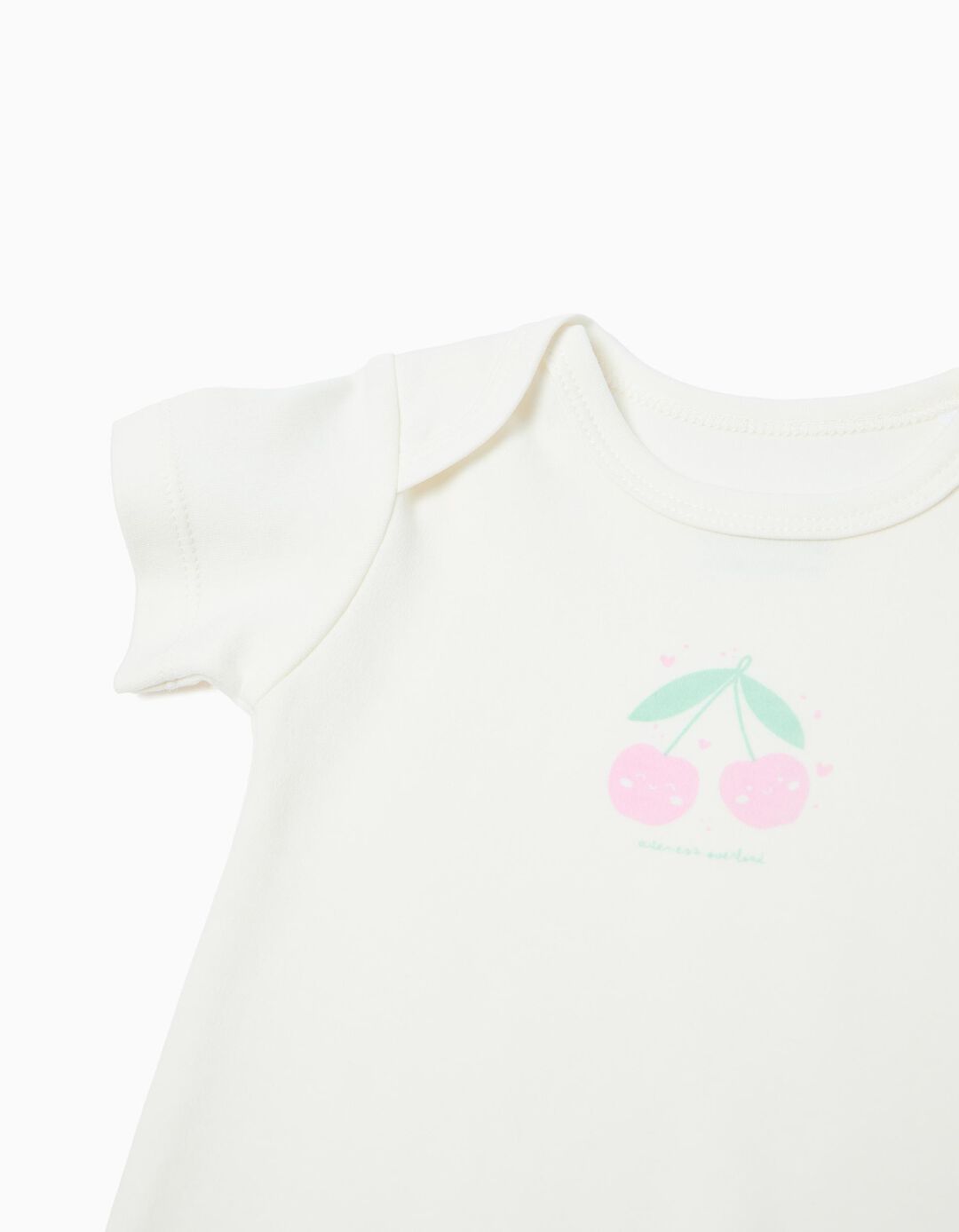 Conjunto de Body e Cal&ccedil;&otilde;es, Menina, Branco