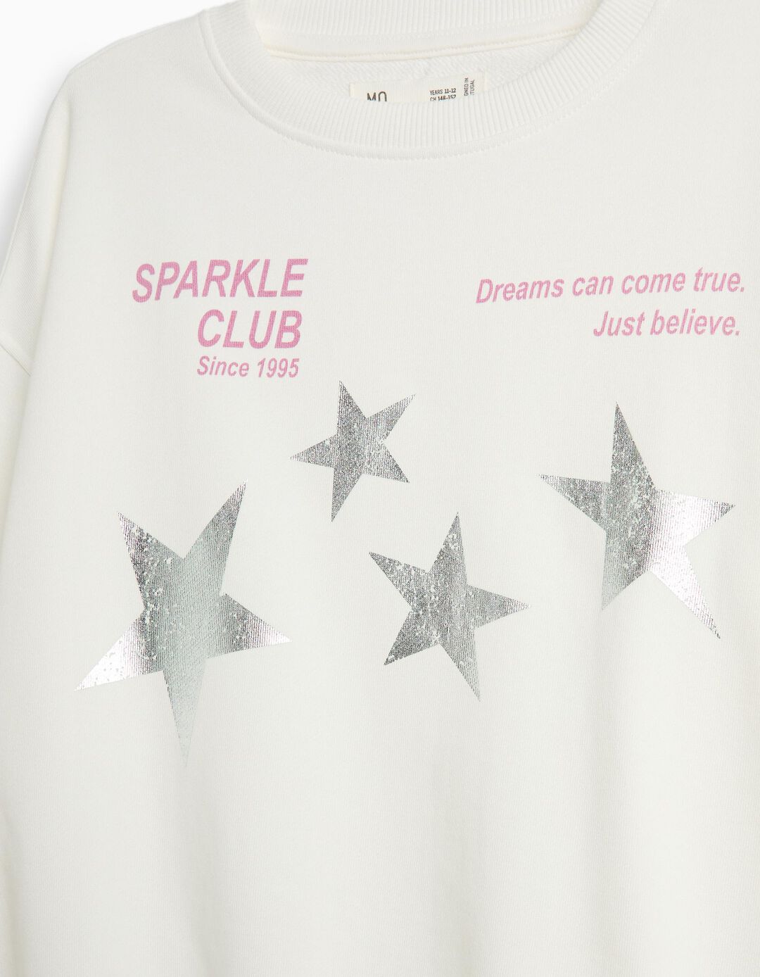 Sweatshirt Com Estampado, Menina, Branco