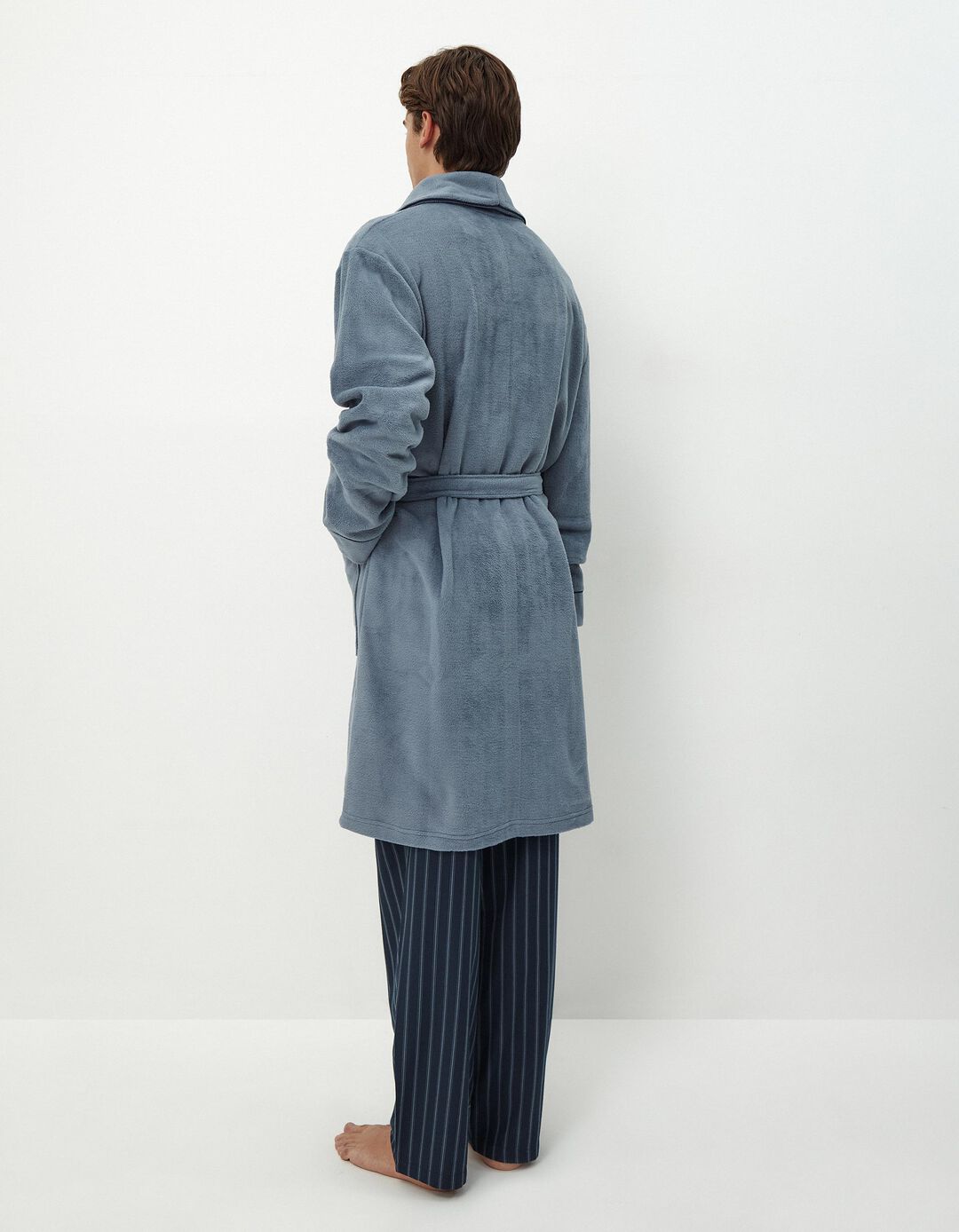 Robe Polar, Homem, Azul