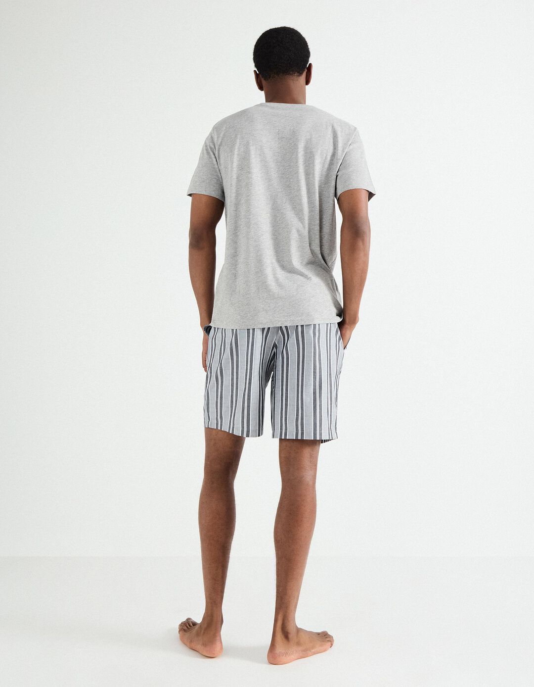Pijama Jersey, Homem, Cinzento