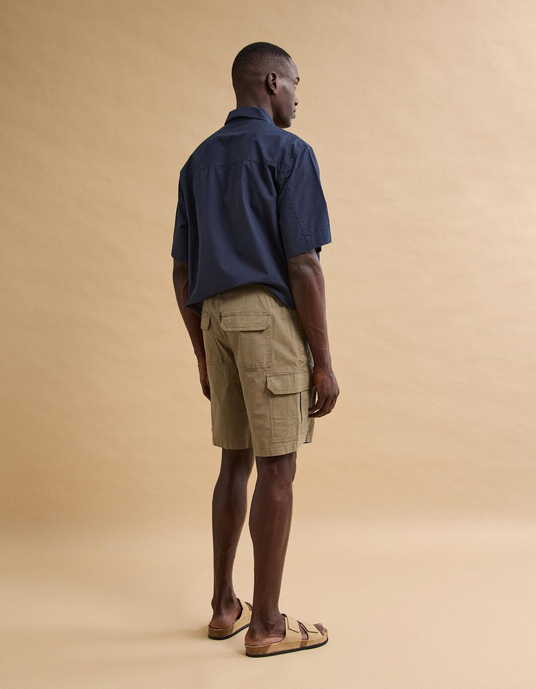 Cal&ccedil;&otilde;es Cargo, Homem, Bege Escuro