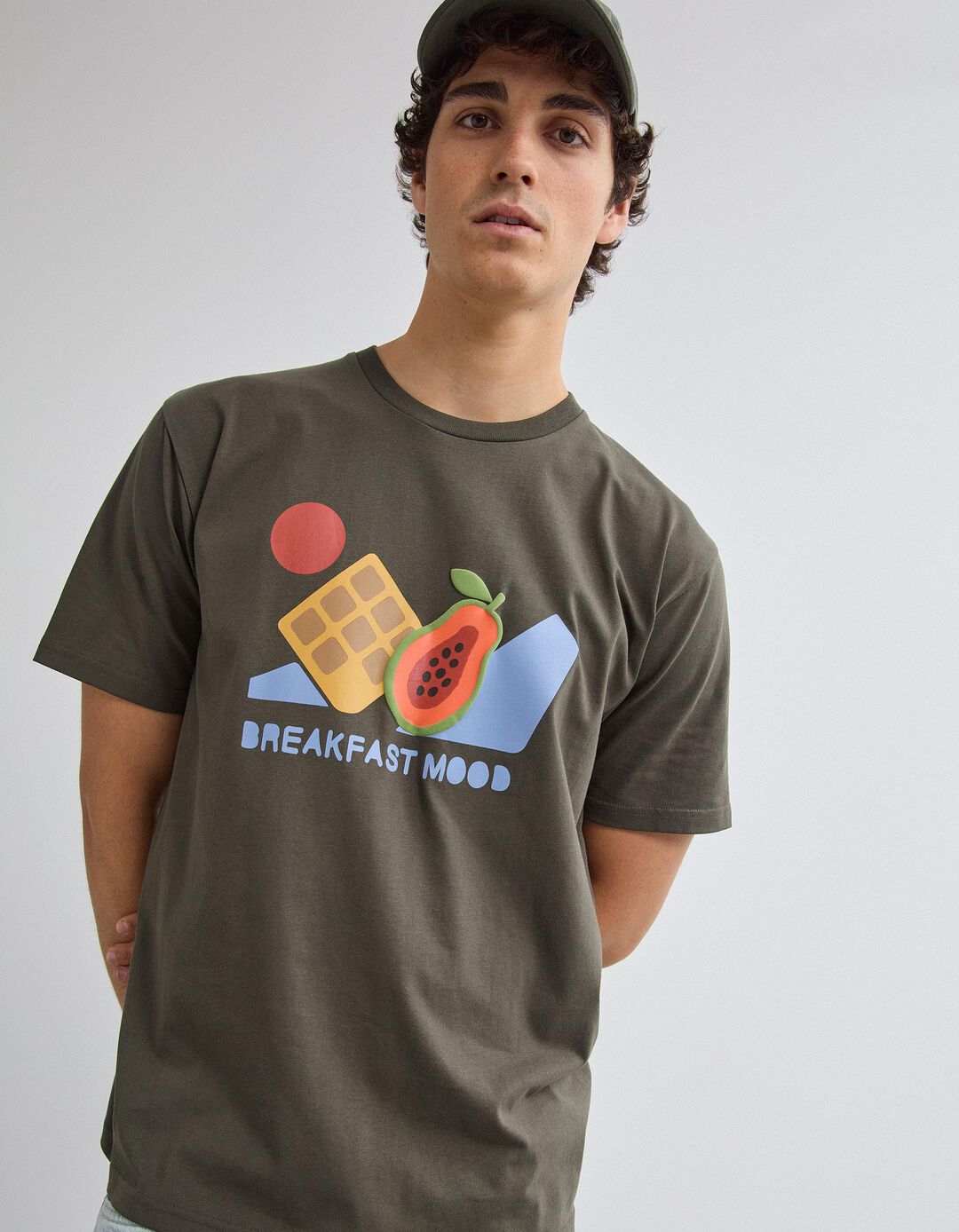 T-shirt Jersey, Homem, Cinzento Escuro