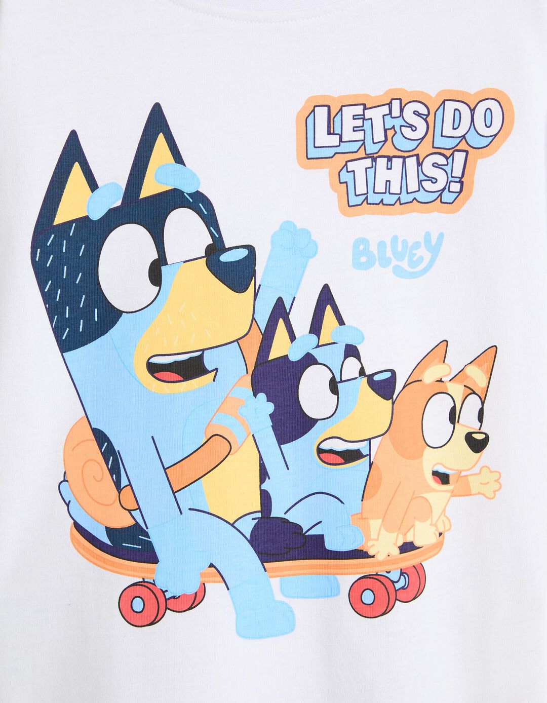 T-shirt Estampada 'Bluey', Menino, Branco