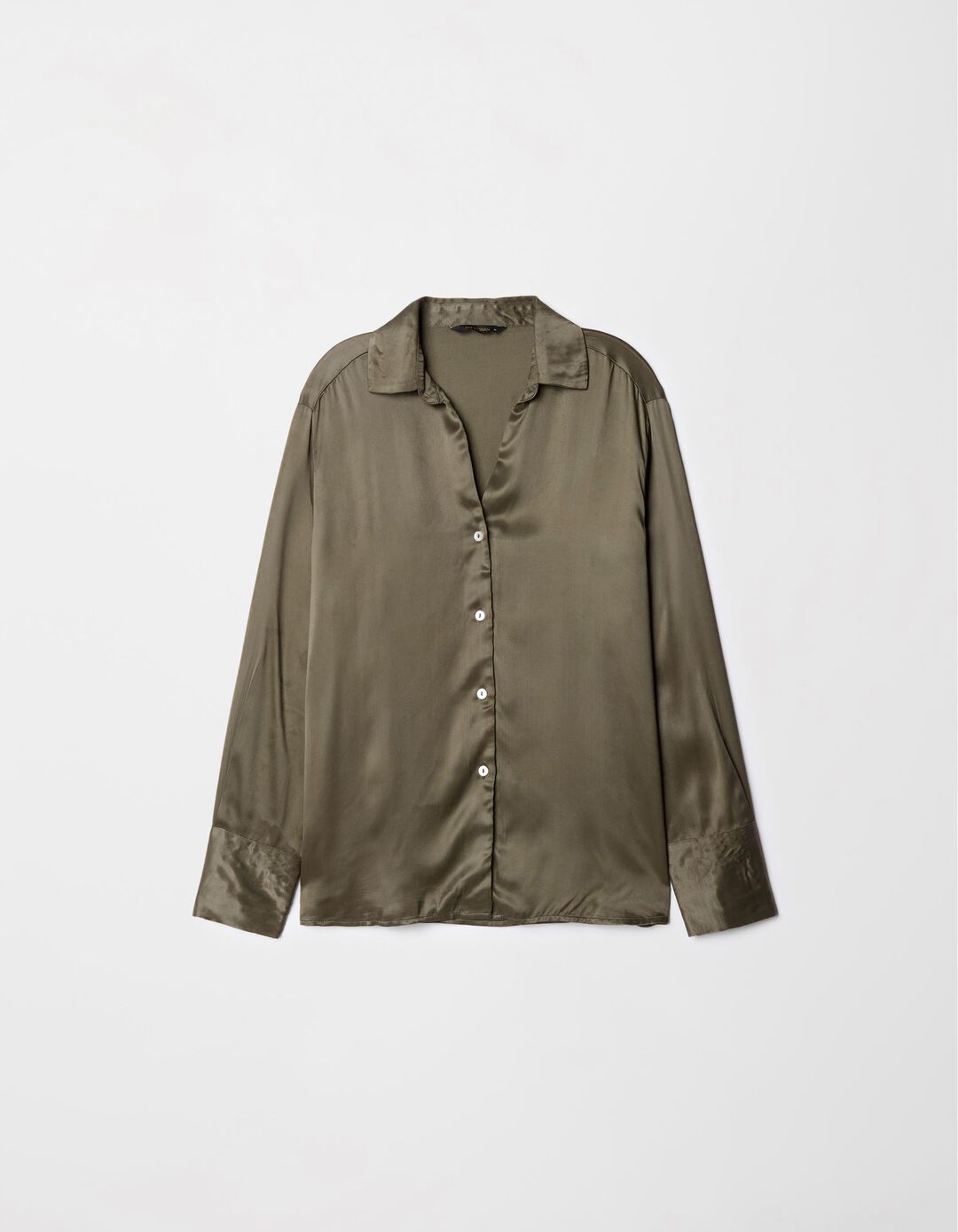 Blusa Acetinada, Mulher, Verde