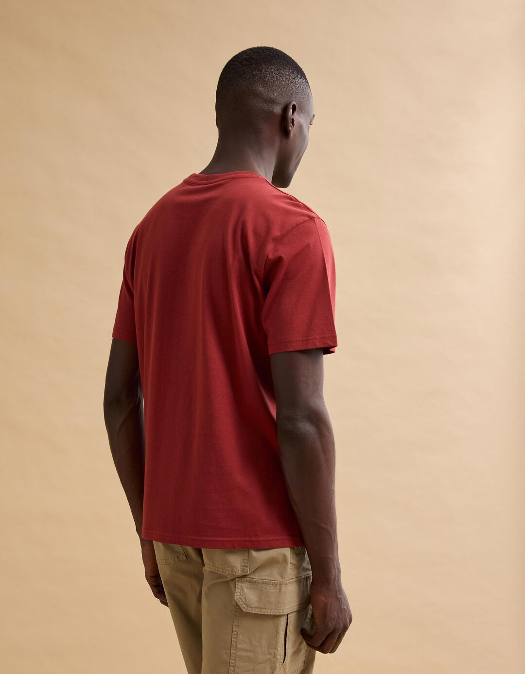 T-shirt Estampada, Homem, Castanho