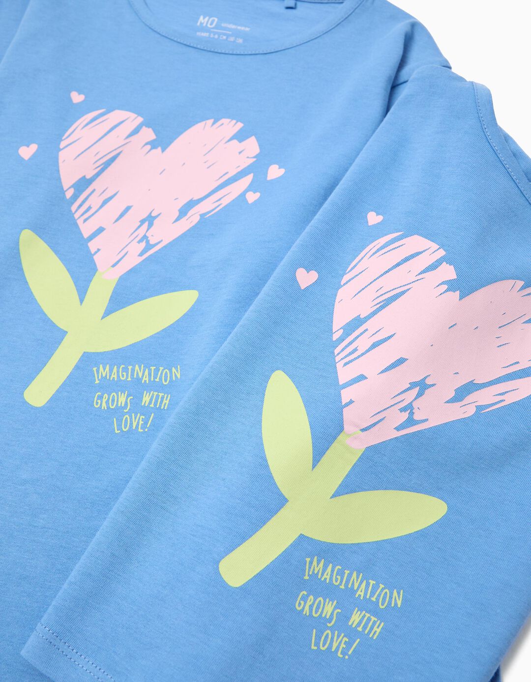 Pijama, Menina, Azul