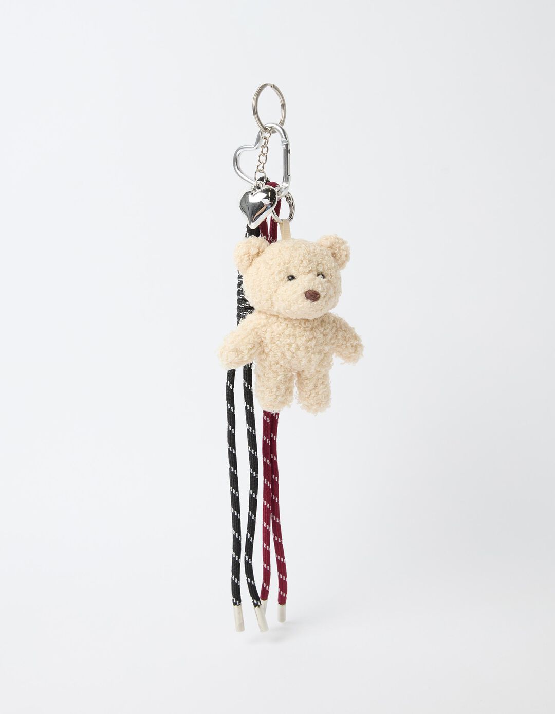 Porta-Chaves Charm Urso, Bege