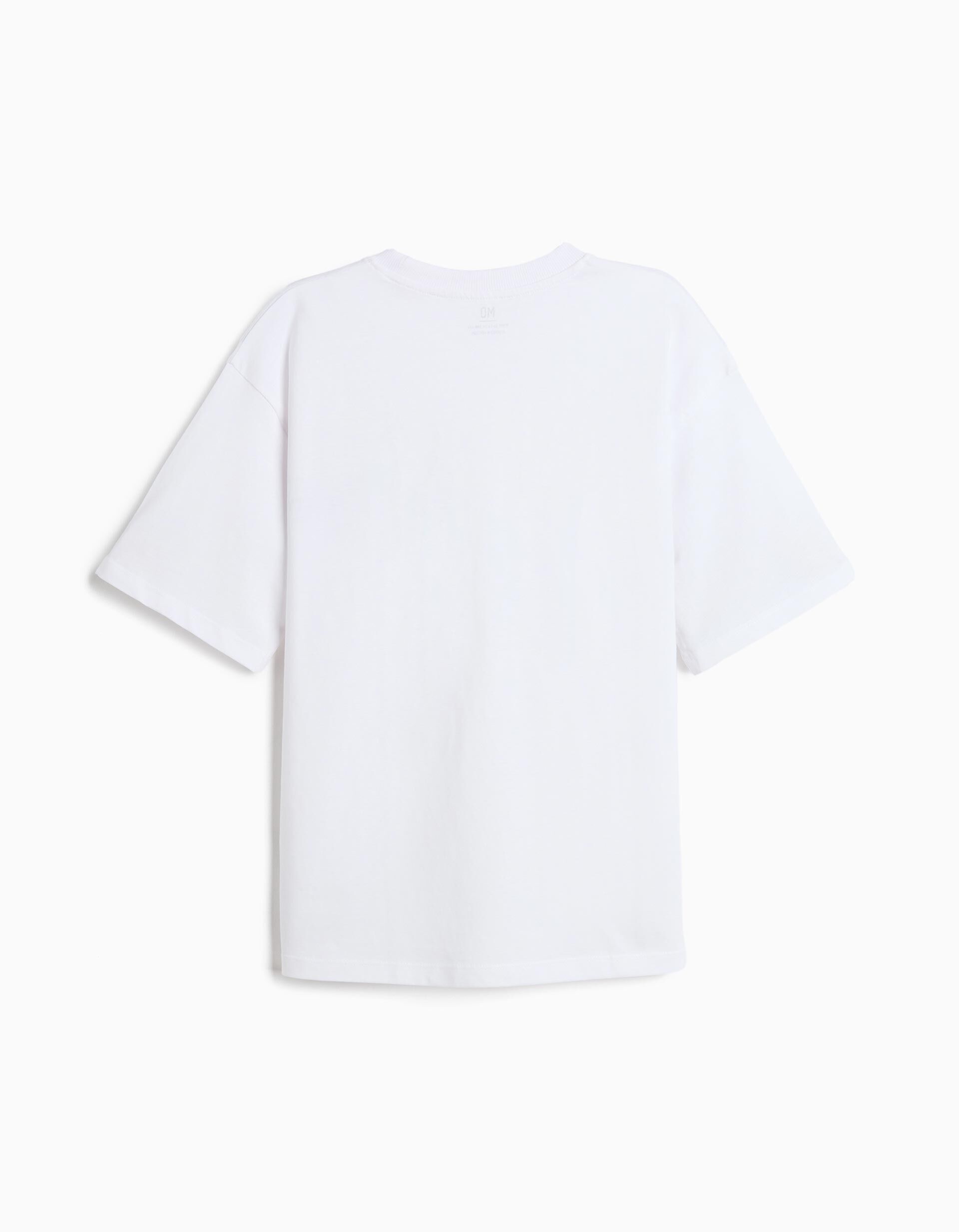 Comprar Online T-shirt Estampada 'Loose Fit', Menino, Branco