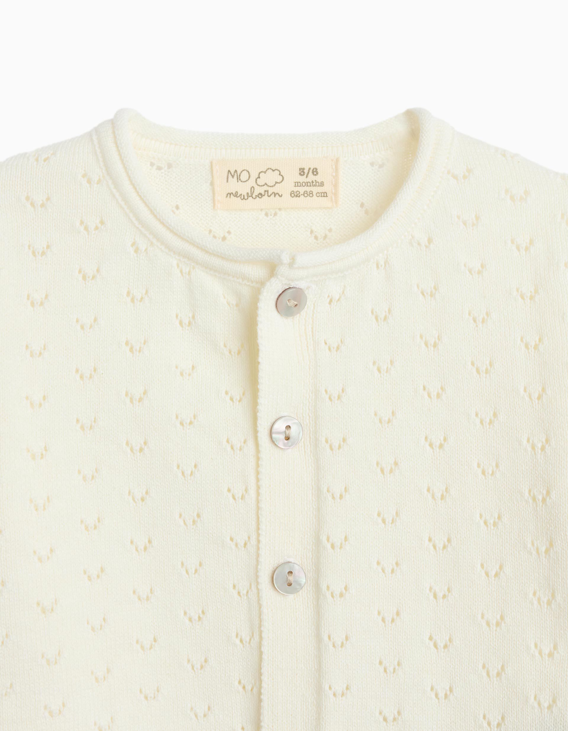 Comprar Online Casaco de Malha, Rec&eacute;m-Nascido, Branco