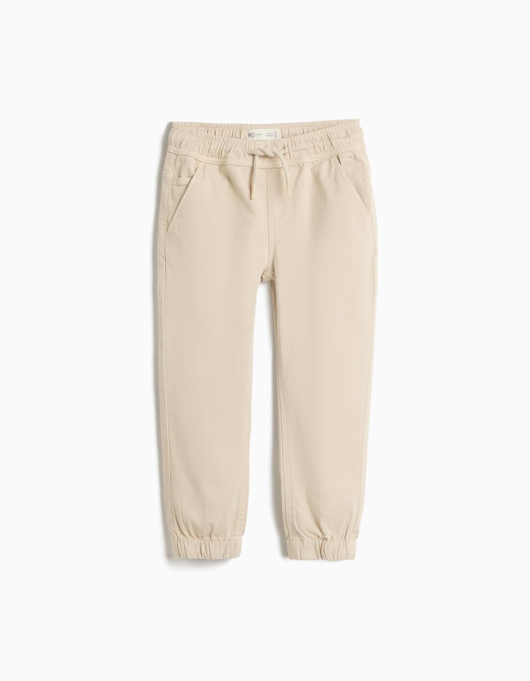 Cal&ccedil;as Jogger, Menino, Bege Claro