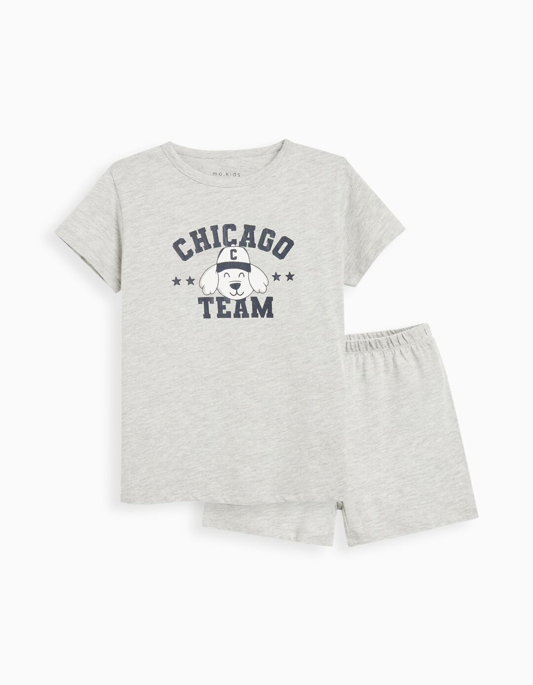 Pijama Jersey, Menino, Cinzento Claro