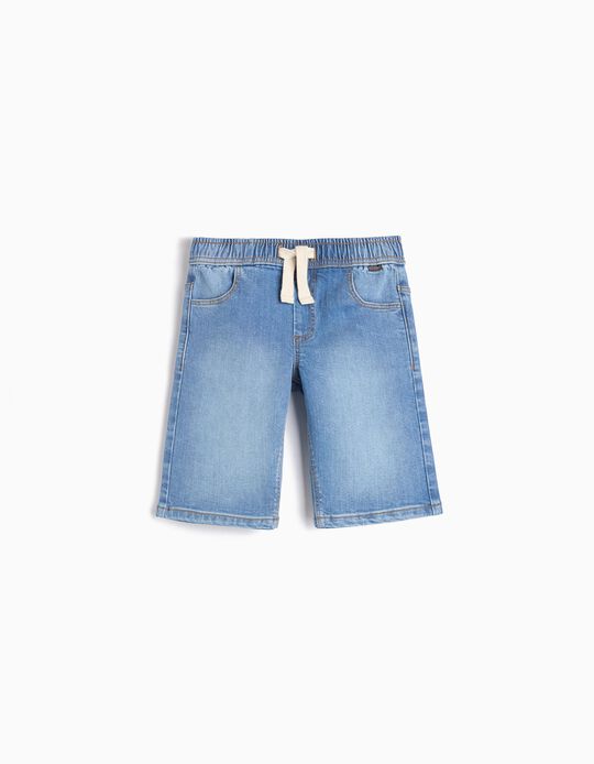 Comprar Online Calções Jogger de Ganga , Menino, Azul Claro