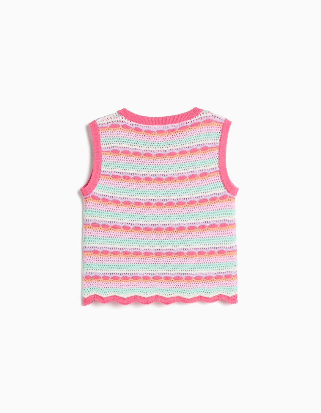 Top Crochet, Menina, Roxo Claro