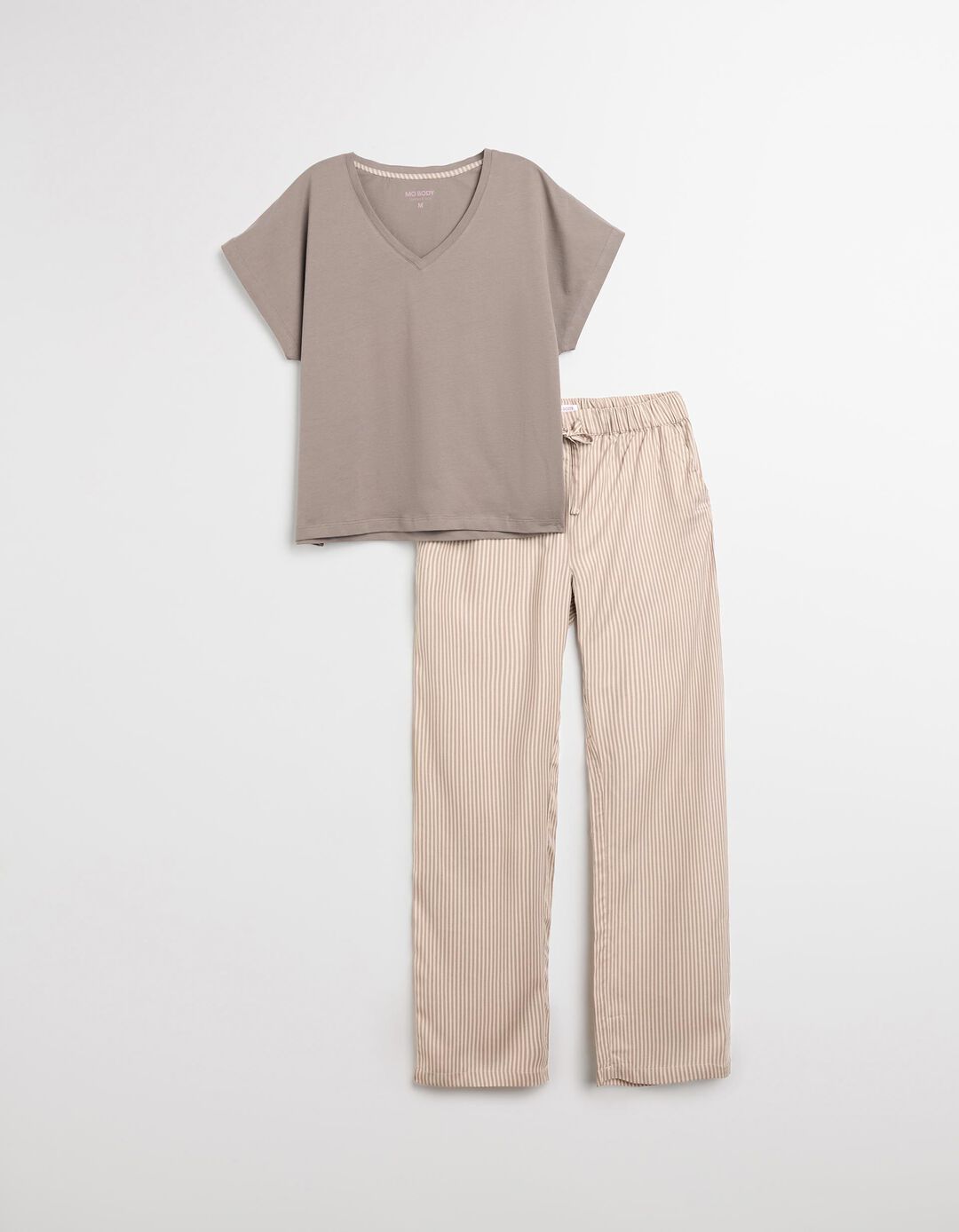 Pijama Jersey, Mulher, Cinzento