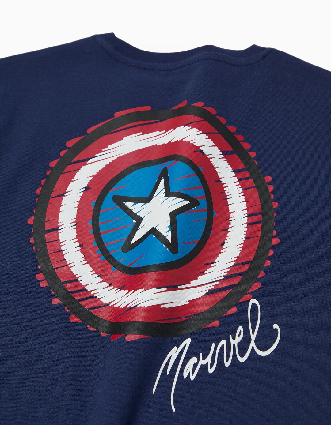 T-shirt 'Marvel', Menino, Azul Escuro